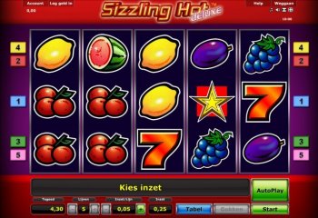Sizzling Hot de Luxe Slotmachine