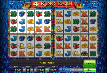 4king-cash novomatic king cash slotmachine