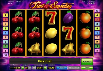 novomatic fruit sensation slots
