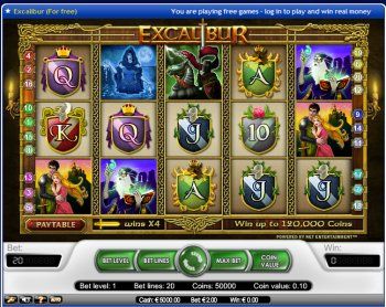 Excalibur Casino Gokkast